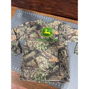 John‎ Deere camouflage long sleeve t shirt size 14/16